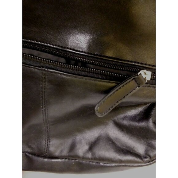 d'margeaux black leather Purse Handbag with adjustable strap  New with tags - Picture 7 of 10